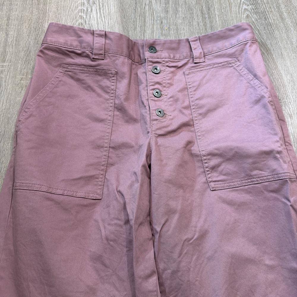 Columbia Holly Hideaway Pants Women's Size 14 Straight Leg Button Up Pink - Picture 2 of 9